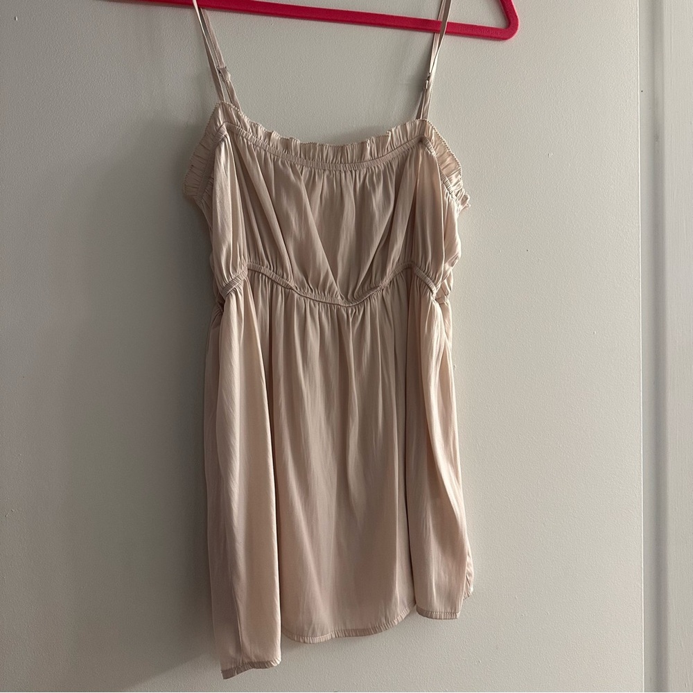 Beautiful tan tank top blouse